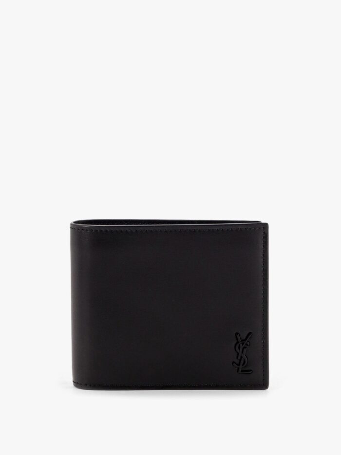 Saint Laurent Tiny Cassandre Leather Wallet