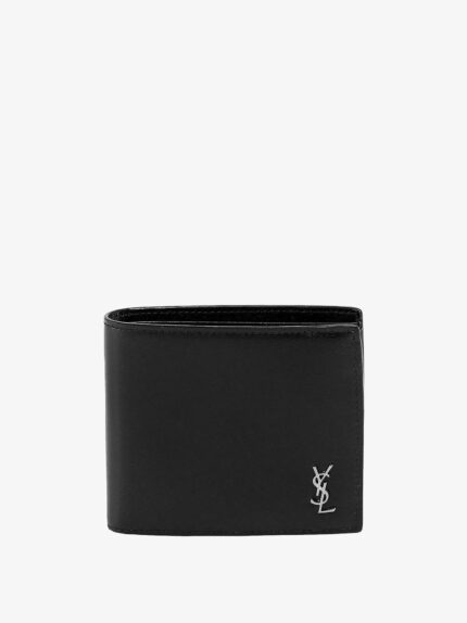 Saint Laurent Tiny Cassandre Leather Wallet