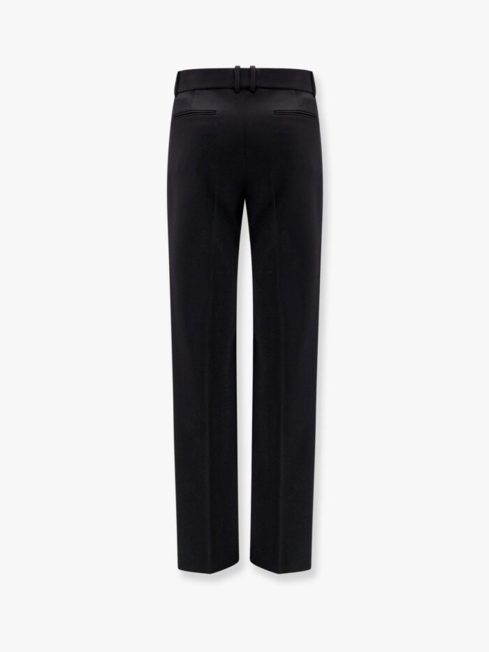 Saint Laurent Tuxedo Wool Trouser With Lateral Satin Bands