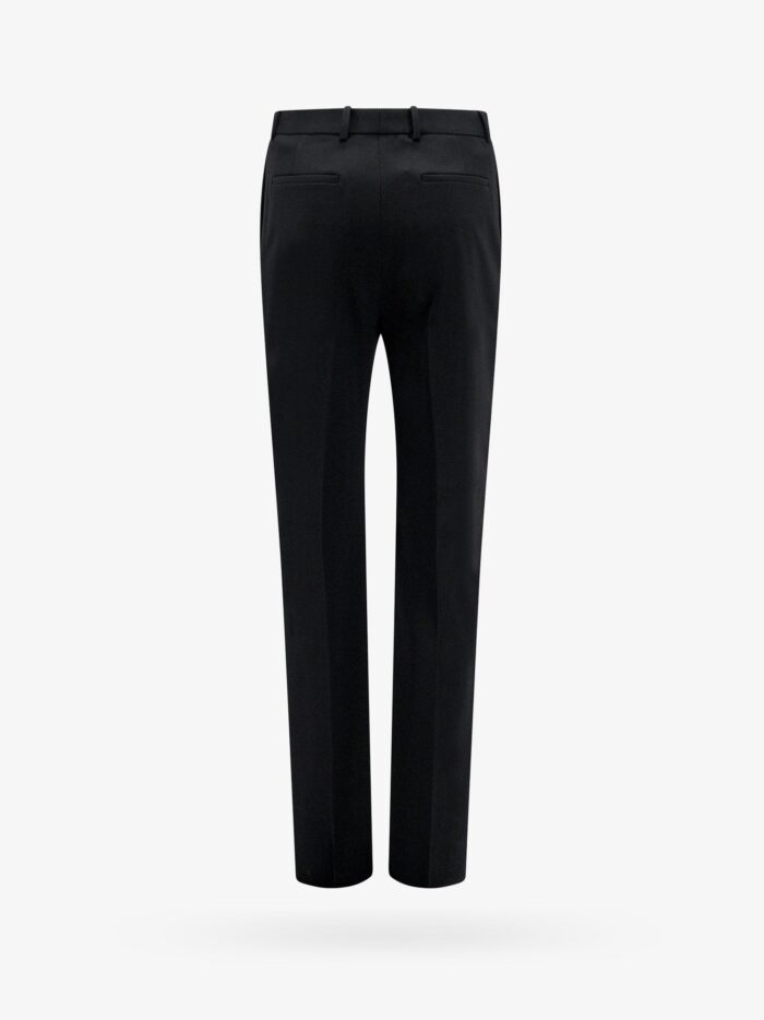 Saint Laurent Tuxedo Wool Trouser With Satin Side Band