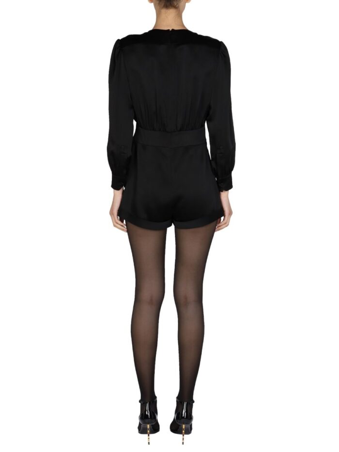 Saint Laurent V-NECK JUMPSUIT
