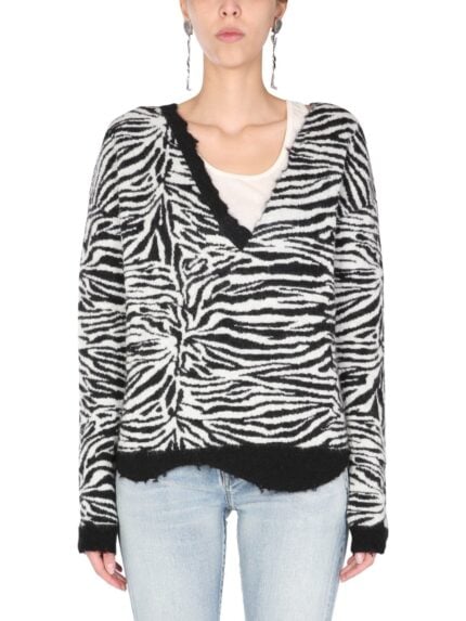 Saint Laurent V-NECK SWEATER