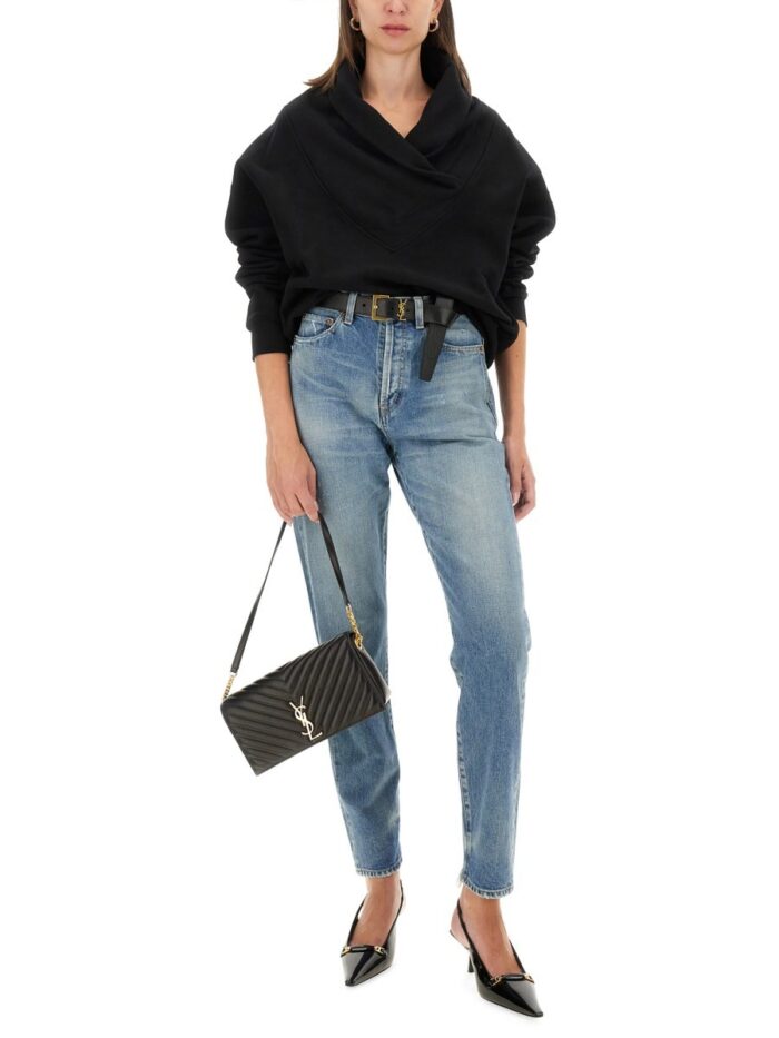 Saint Laurent V-NECK SWEATSHIRT