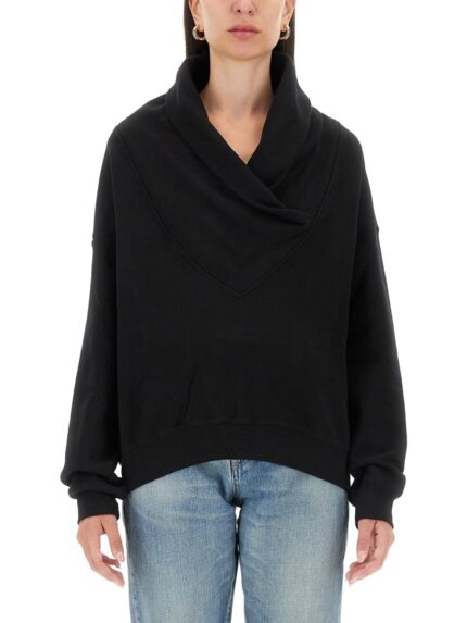 Saint Laurent V-NECK SWEATSHIRT