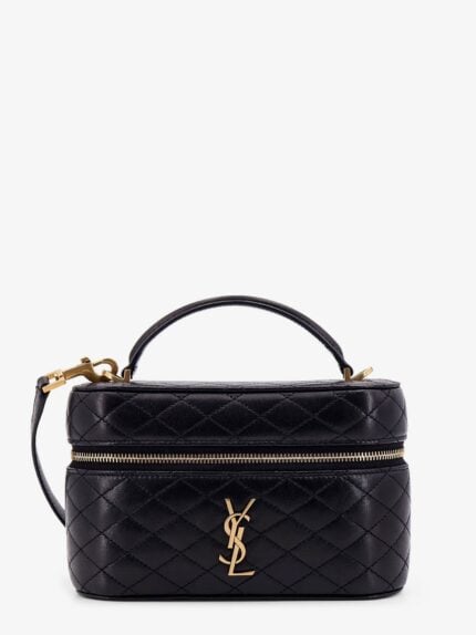 Saint Laurent Vanity Gaby Matelassé Leather Handbag