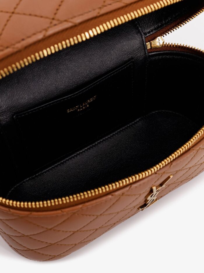 Saint Laurent Vanity Gaby Quilted Leather Crossbody Bag