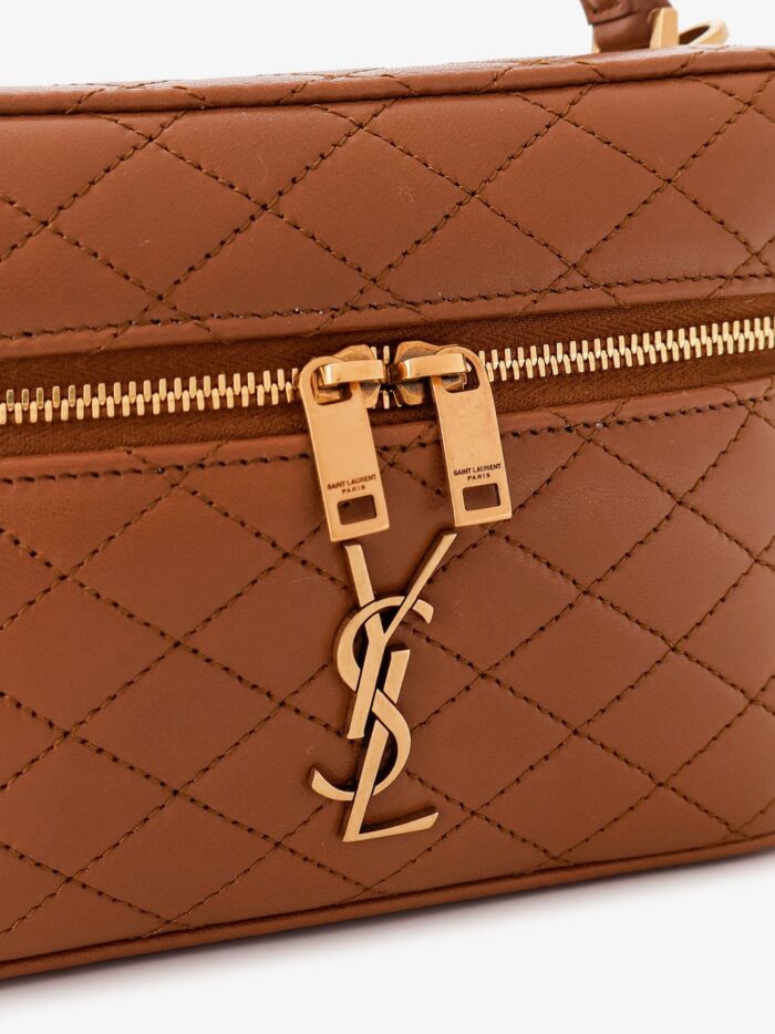 Saint Laurent Vanity Gaby Quilted Leather Crossbody Bag