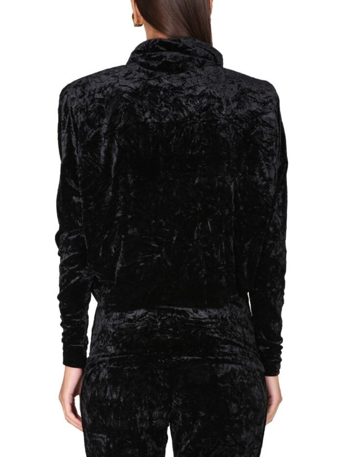 Saint Laurent VELVET TURTLENECK TOP