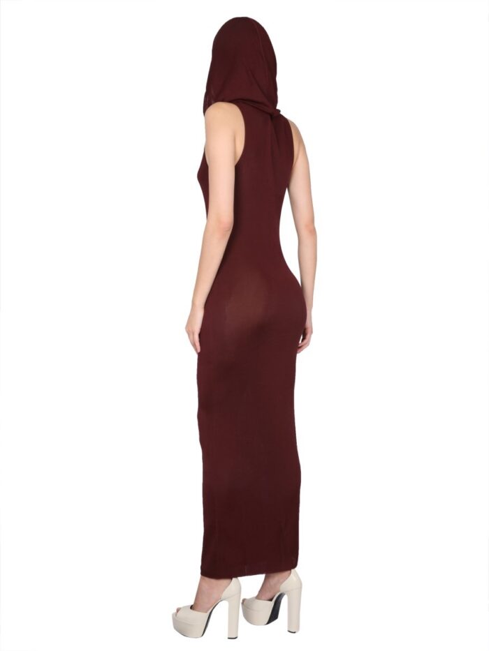Saint Laurent VISCOSE HOODED DRESS