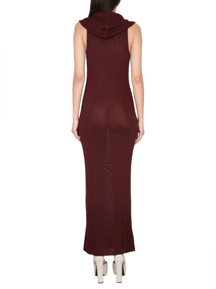 Saint Laurent VISCOSE HOODED DRESS