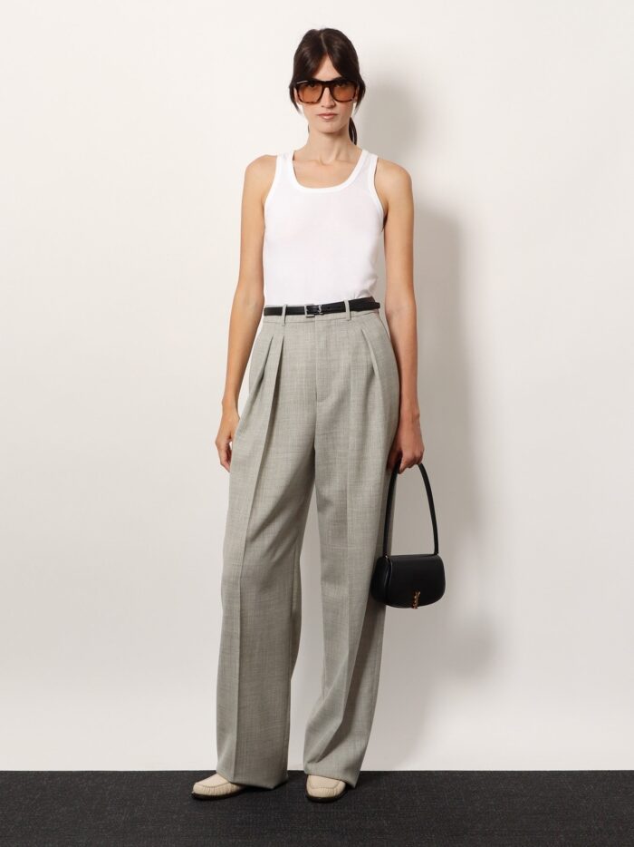 Saint Laurent Voltaire Mini Leather Shoulder Bag