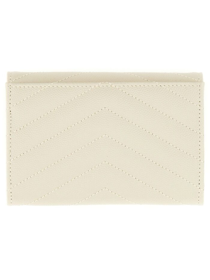 Saint Laurent WALLET "ENVELOPE MATELASSÉ SMALL CASSANDRE"
