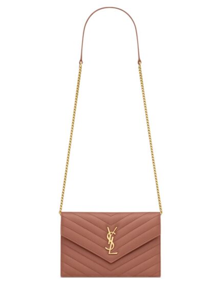 Saint Laurent WALLET WITH CHAIN "ENVELOPE CASSANDRE"