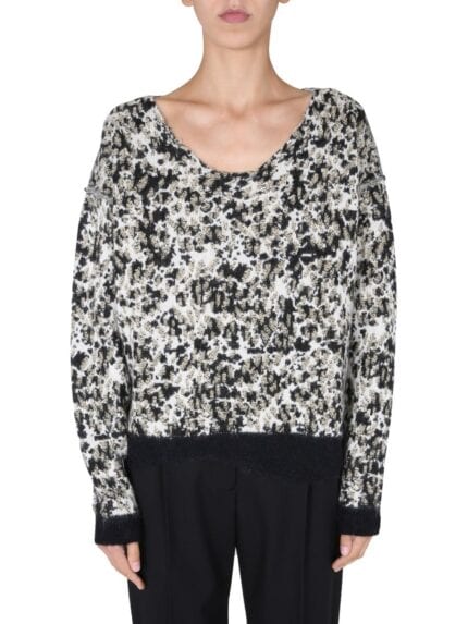Saint Laurent WIDE NECK SWEATER