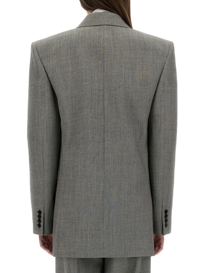 Saint Laurent WOOL CHINÉ JACKET