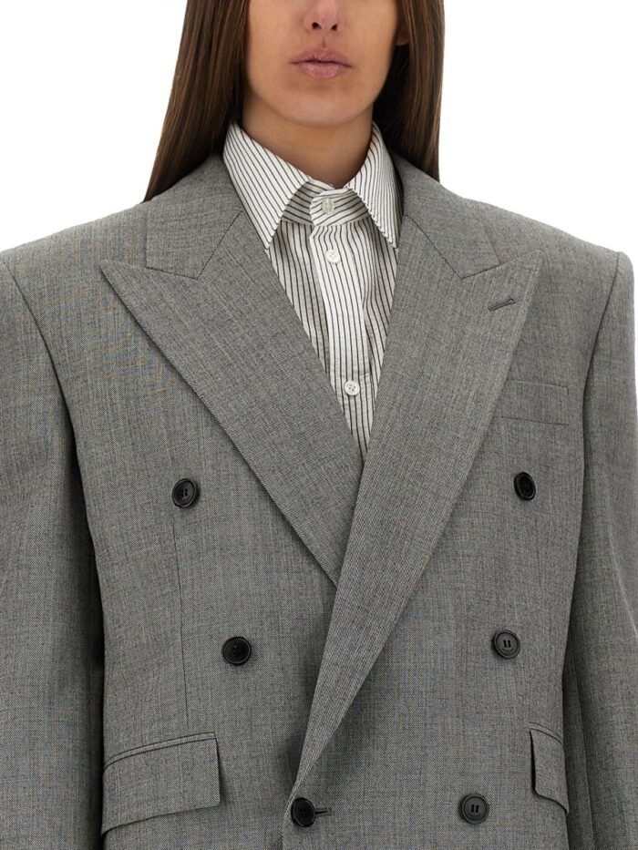 Saint Laurent WOOL CHINÉ JACKET