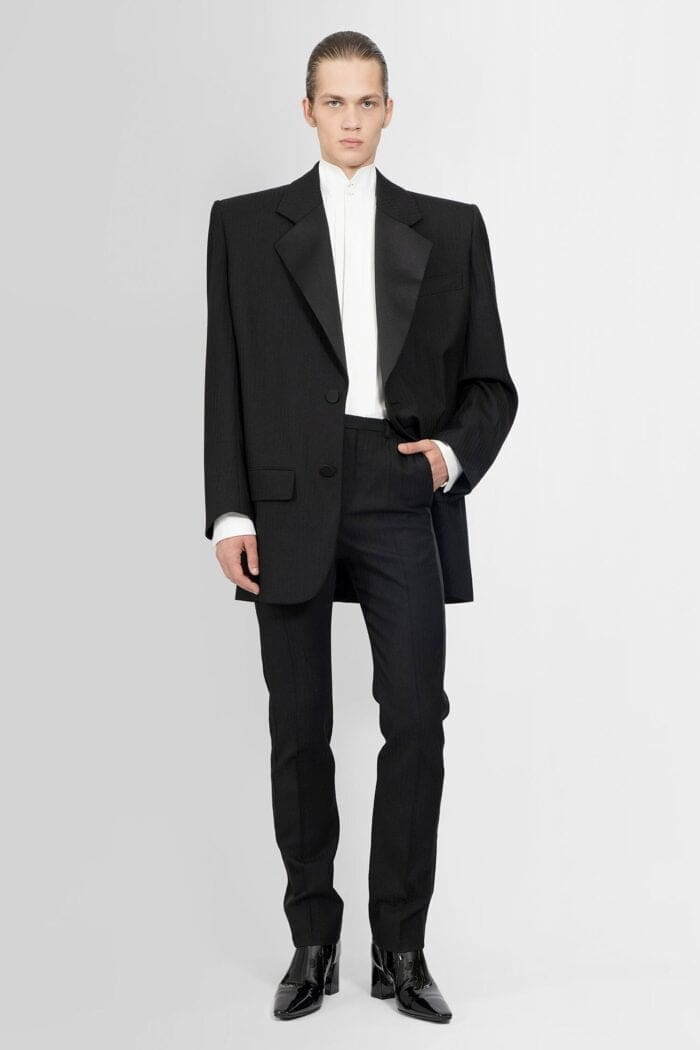 SAINT LAURENT Wool Tuxedo Blazer