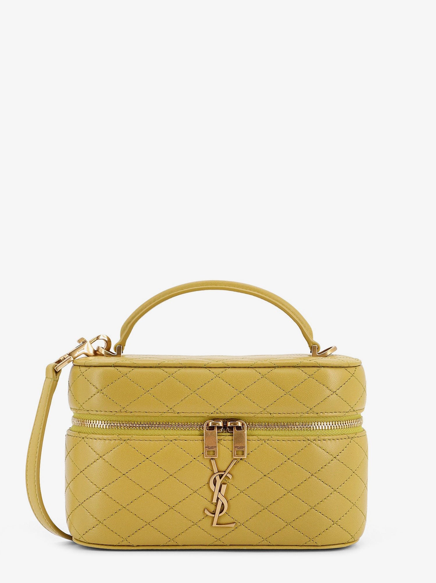 Saint Laurent YSL Mini Gaby Vanity Leather Crossbody  Bag