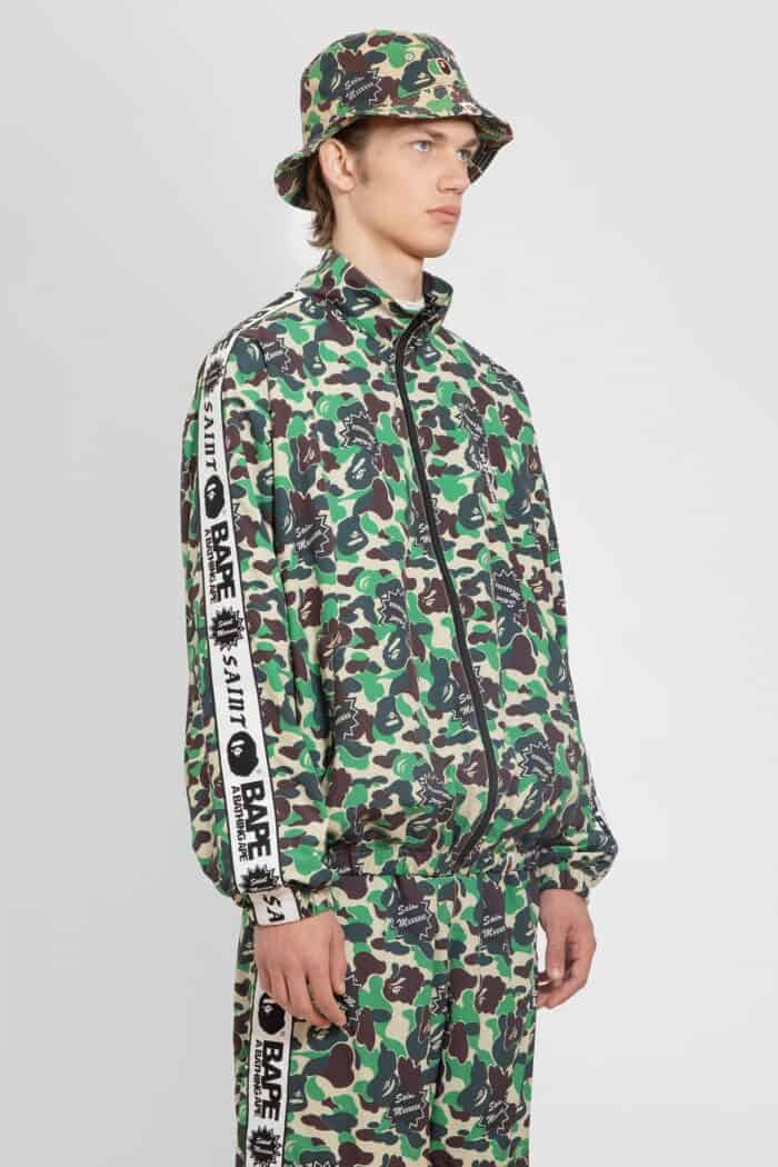 SAINT MICHAEL A Bathing Ape Collaboration Track Jacket