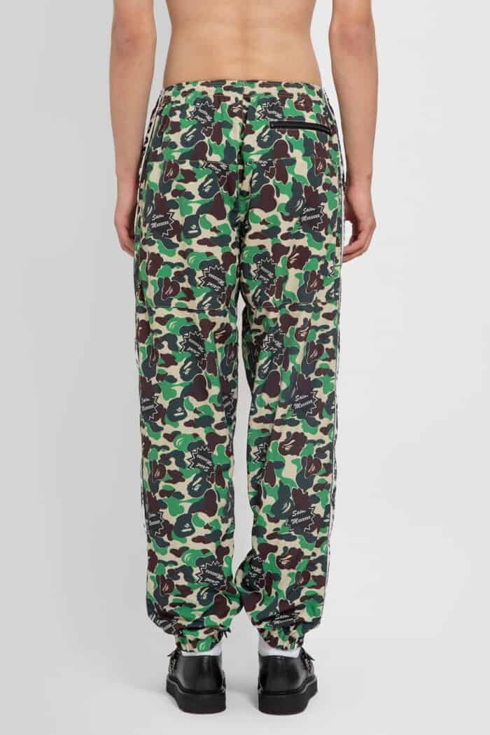 SAINT MICHAEL A Bathing Ape Collaboration Track Pants