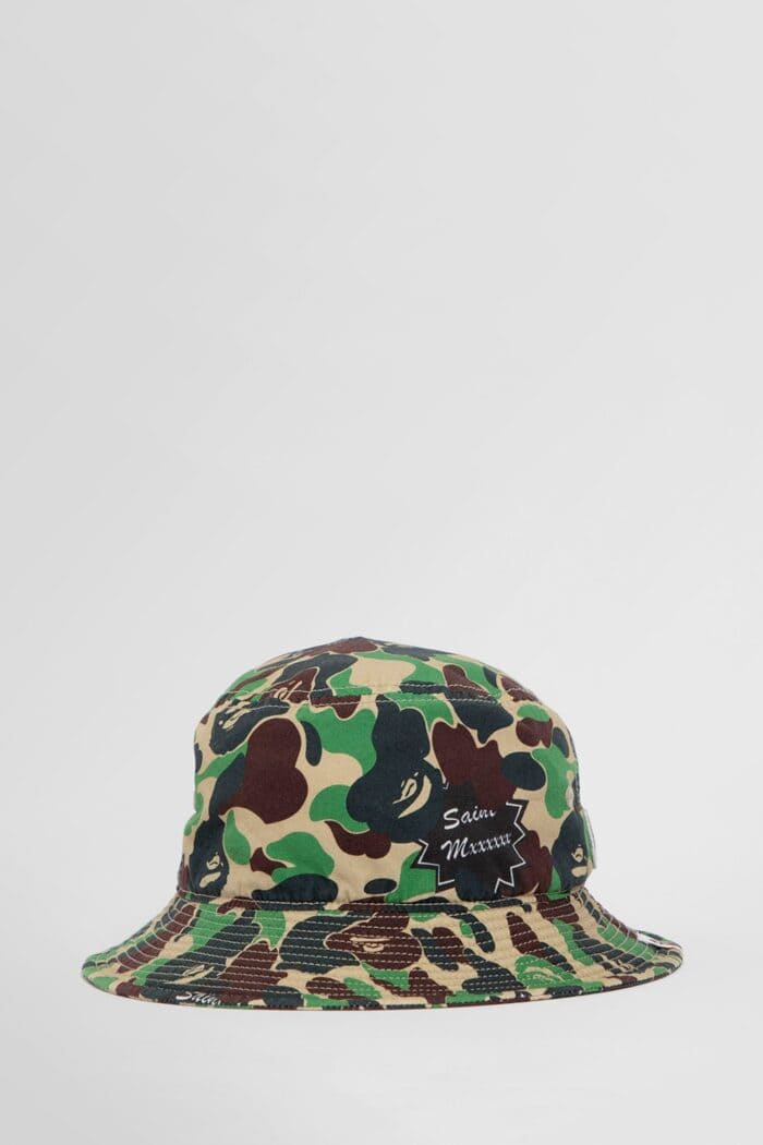 SAINT MICHAEL Camo Bucket Hat