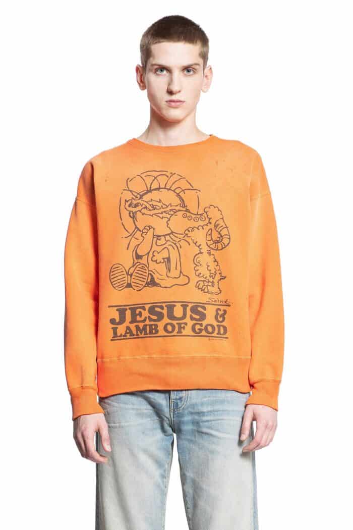 SAINT MICHAEL Jesus And Lamb Of God Sweatshirt