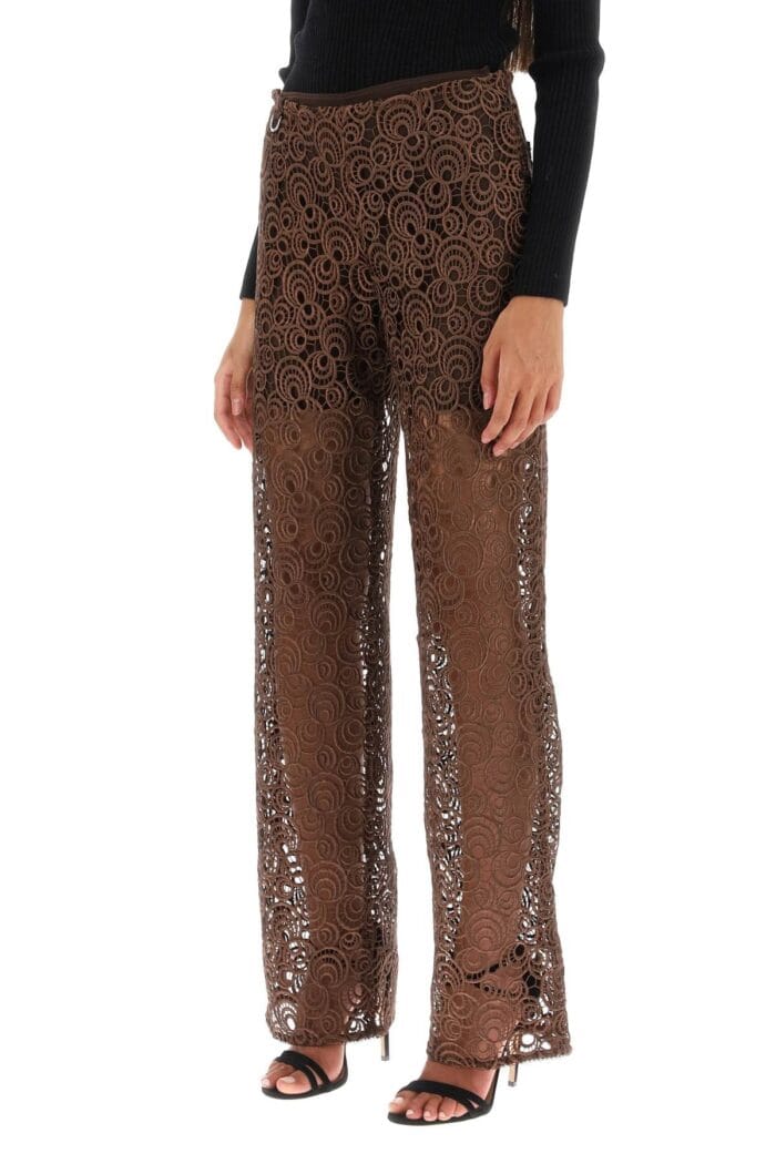 Saks Potts 'trinity' Pants In Guipure Lace