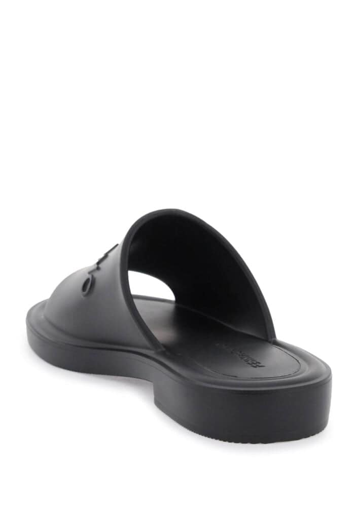 Salvatore Ferragamo Debossed Logo Rubber Mules