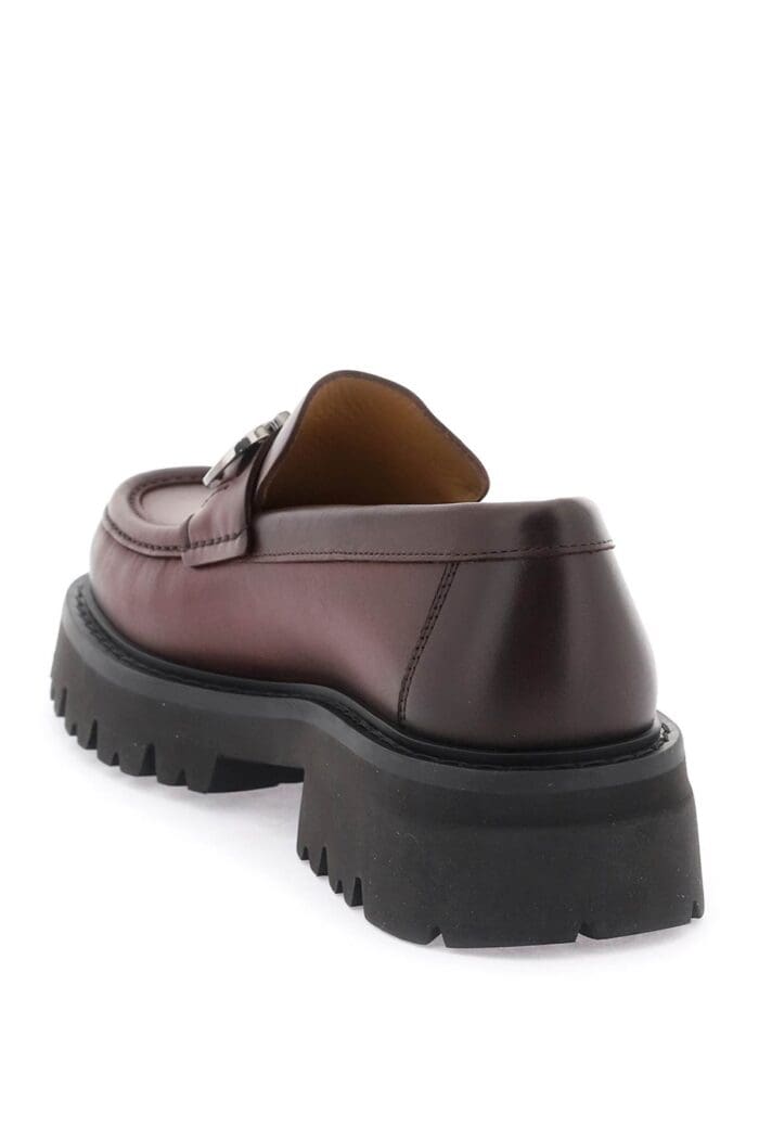 Salvatore Ferragamo Gancini Loafers With Chunky Ole