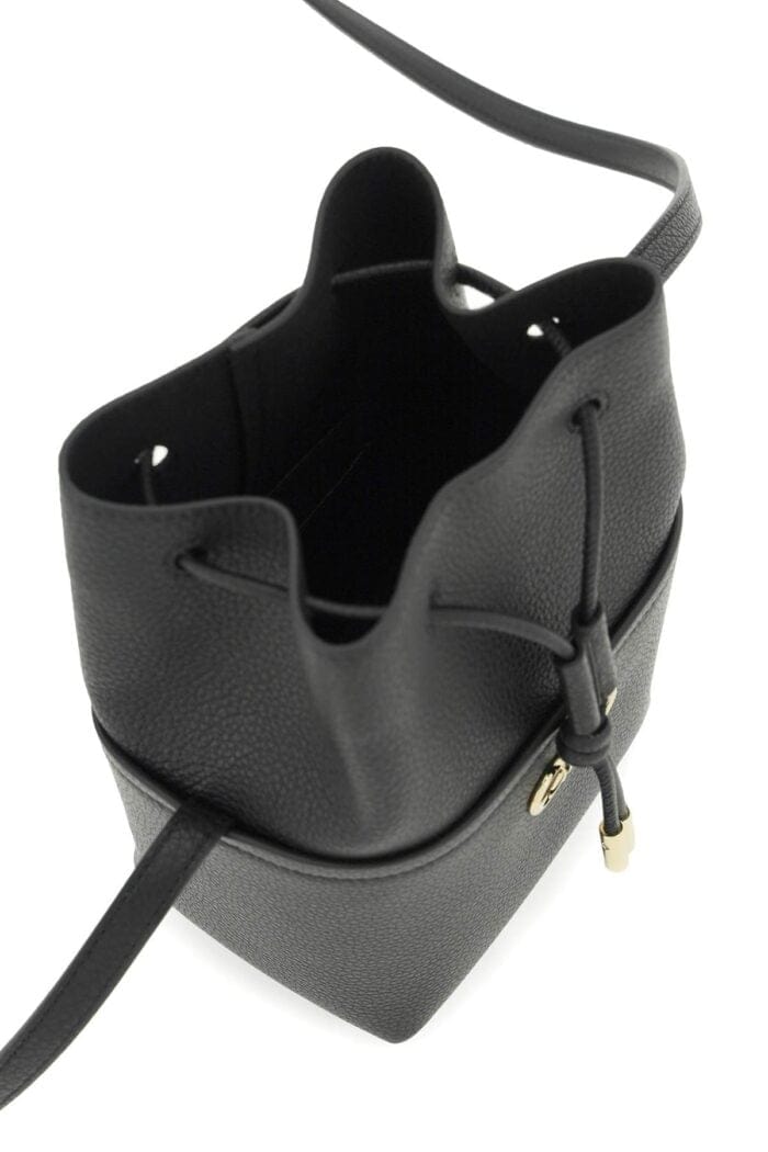 Salvatore Ferragamo Gancini Mini Crossbody Bucket Bag