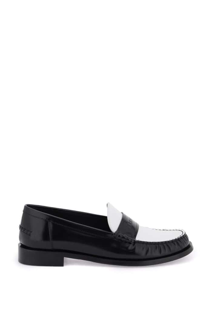 Salvatore Ferragamo Leather Loafers With Embossed Logo