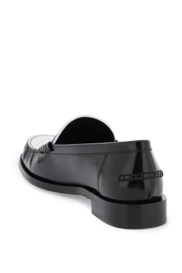 Salvatore Ferragamo Leather Loafers With Embossed Logo