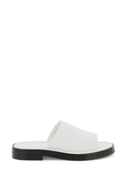 Salvatore Ferragamo Leather Slides