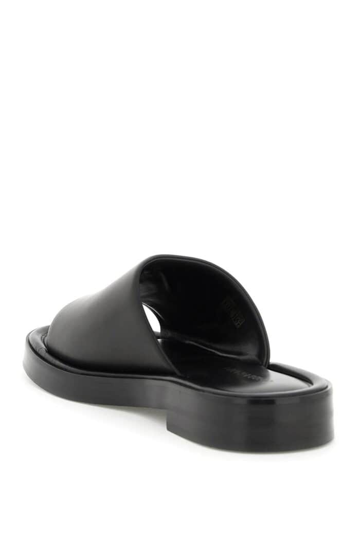 Salvatore Ferragamo Leather Slides