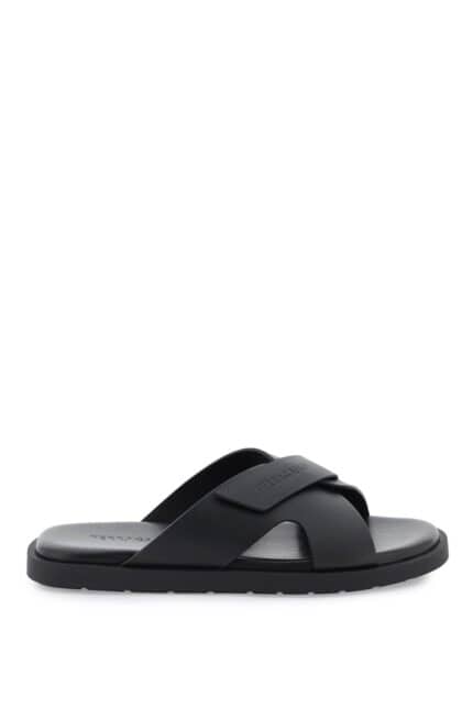 Salvatore Ferragamo Leather Slides