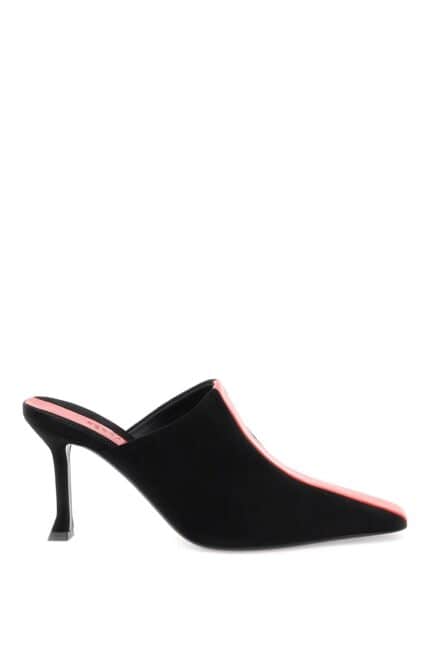 Salvatore Ferragamo Mules With Graphic Inset