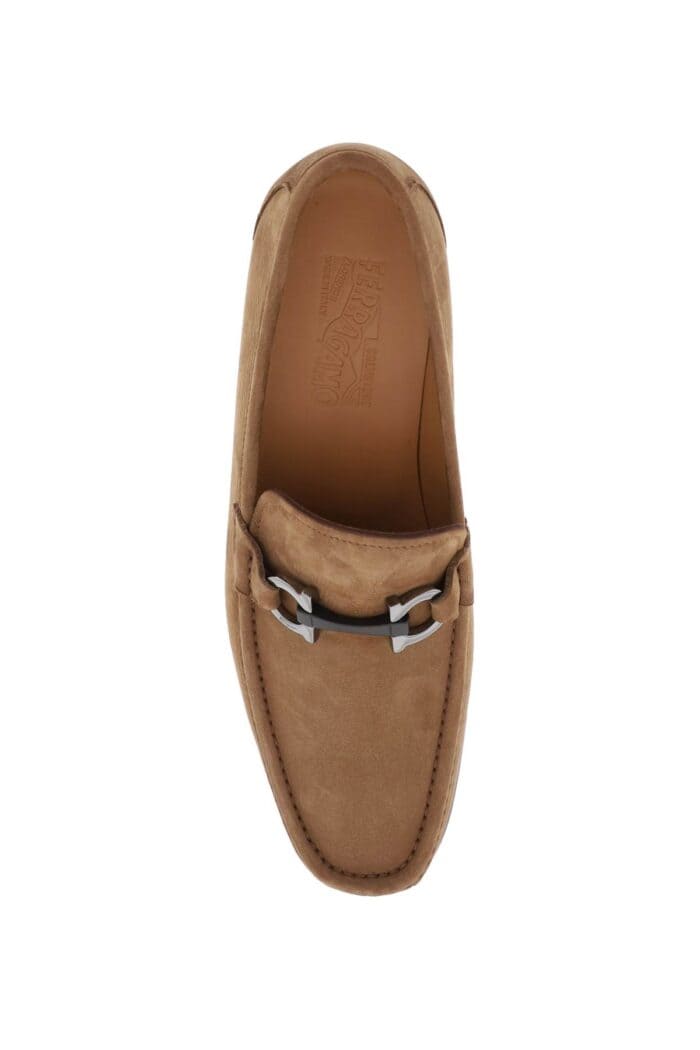 Salvatore Ferragamo Nabuk Gancini Loafers