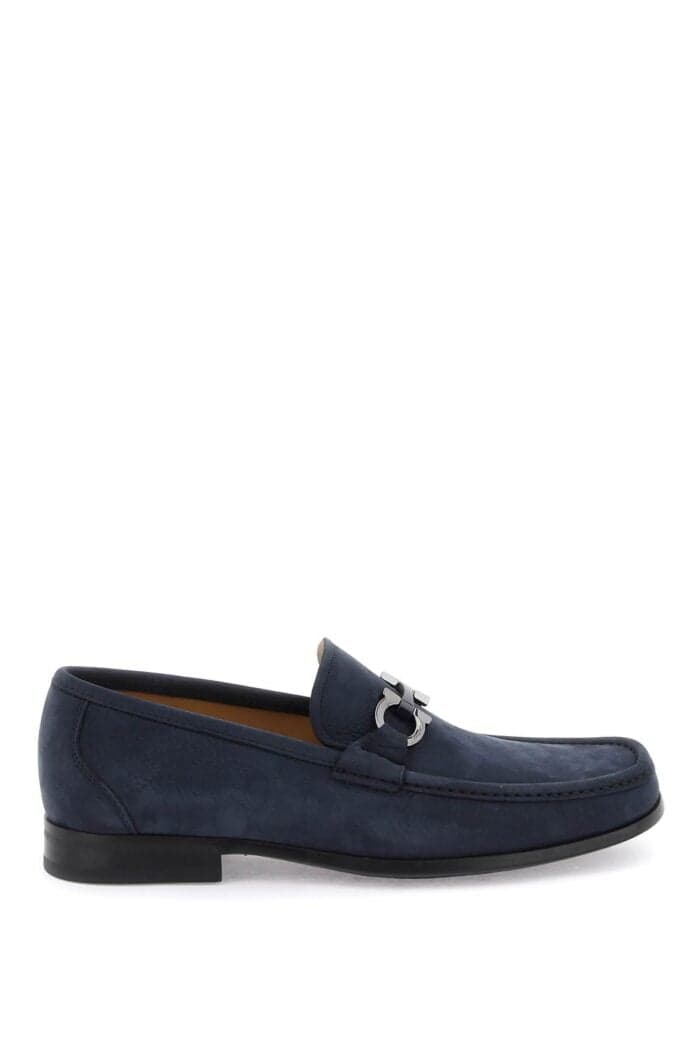 Salvatore Ferragamo Nabuk Gancini Loafers