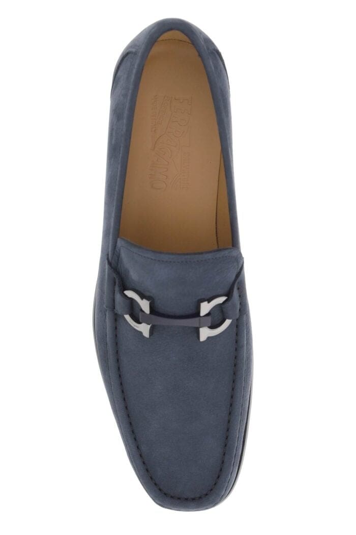 Salvatore Ferragamo Nabuk Gancini Loafers