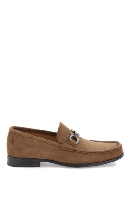 Salvatore Ferragamo Nabuk Gancini Loafers