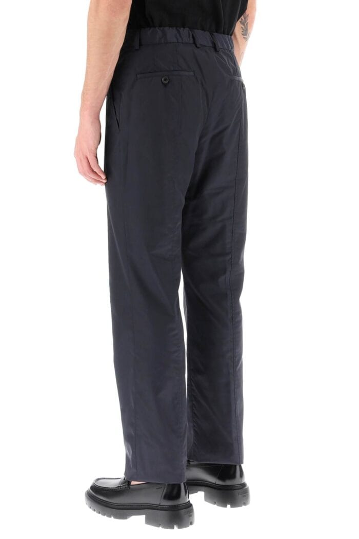 Salvatore Ferragamo Nylon Pants With Drawstring