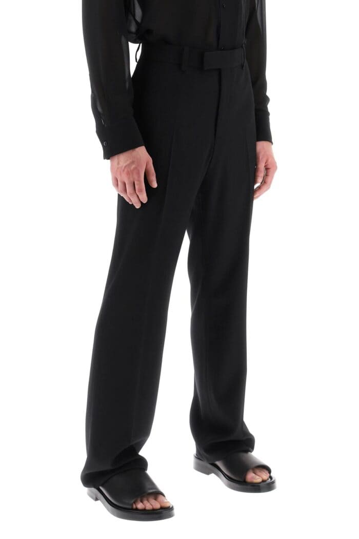 Salvatore Ferragamo Panama Wool Trousers