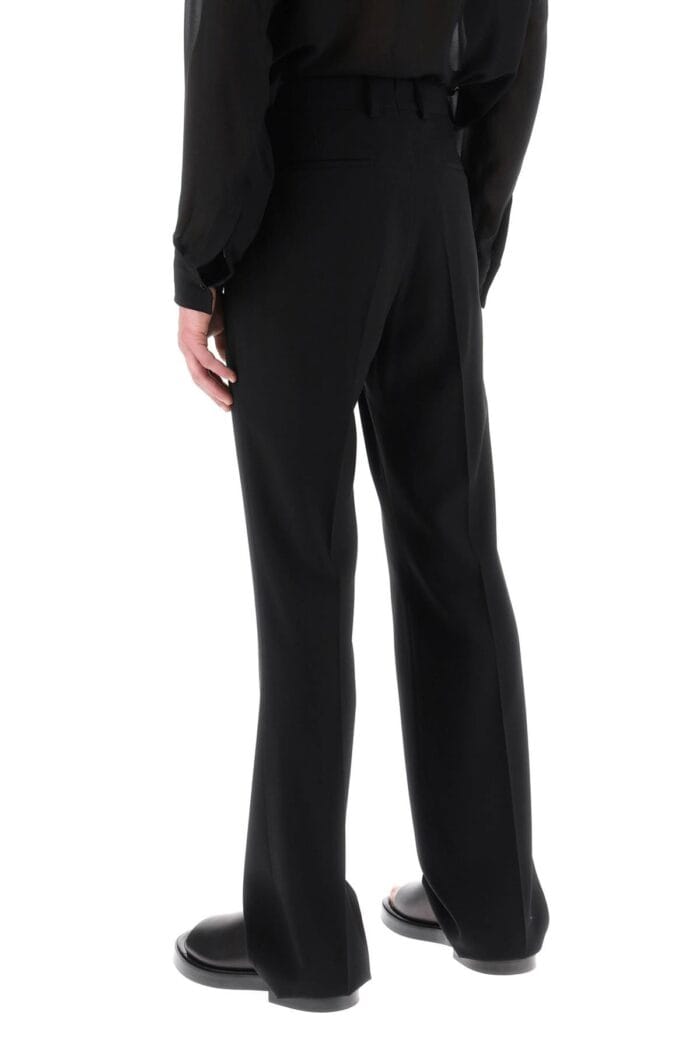 Salvatore Ferragamo Panama Wool Trousers