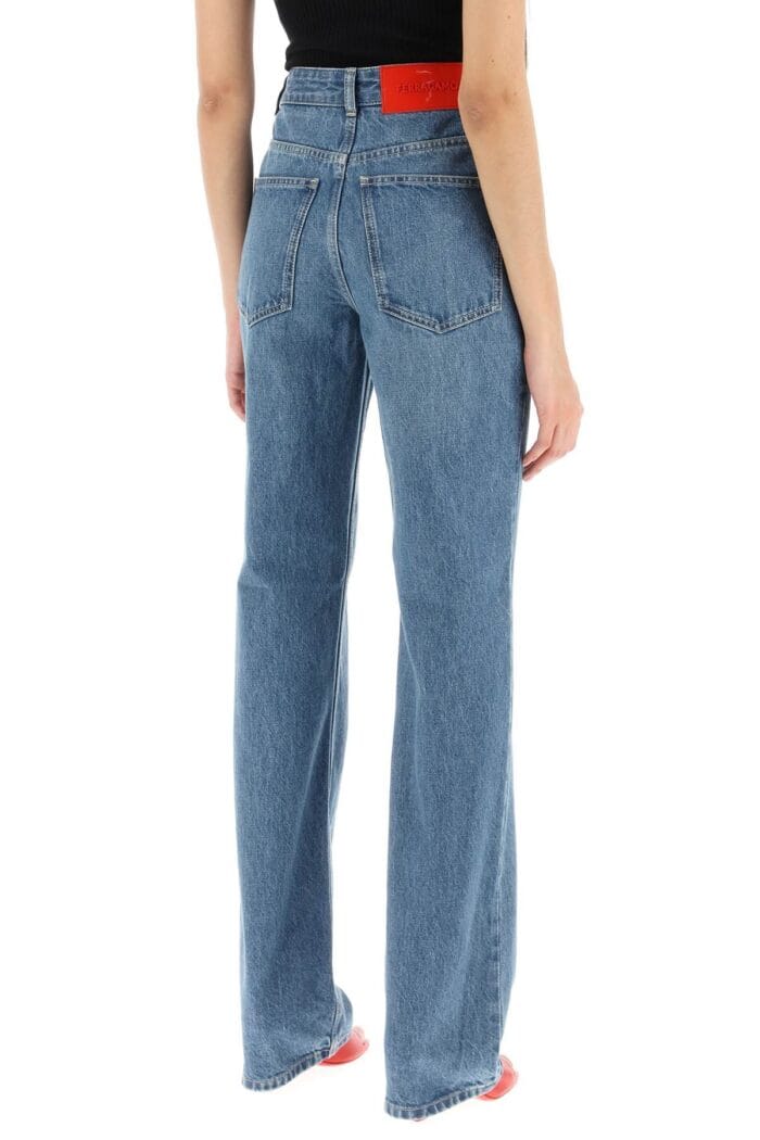 Salvatore Ferragamo Straight Leg Jeans