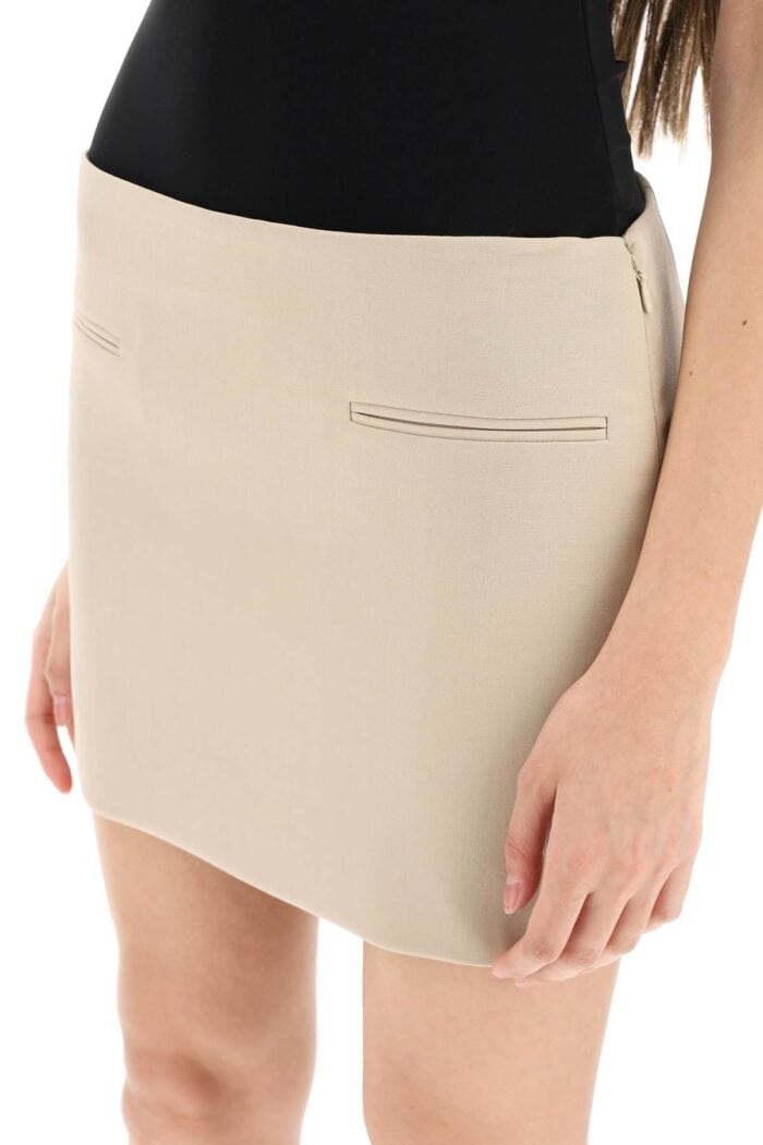 Salvatore Ferragamo Wool Mini-skirt