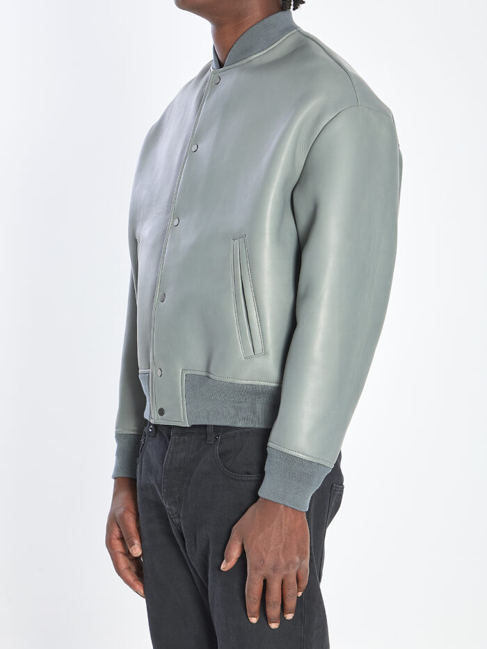 Salvatore Santoro Bomber jacket in plongé nappa leather