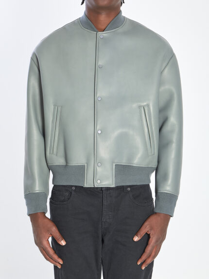 Salvatore Santoro Bomber jacket in plongé nappa leather