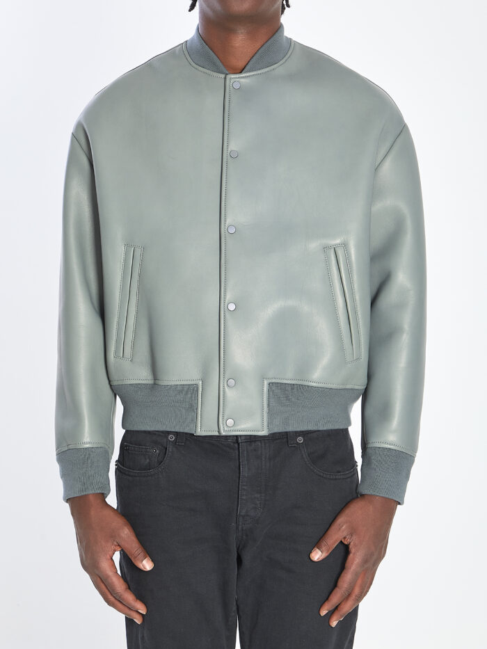 Salvatore Santoro Bomber jacket in plongé nappa leather