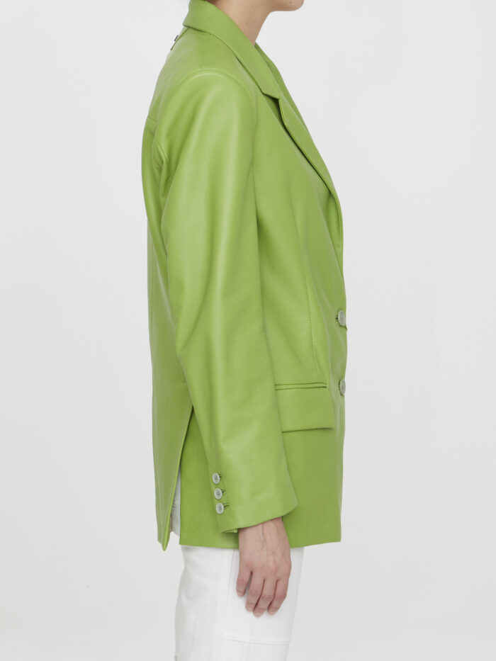 Salvatore Santoro Lime leather jacket