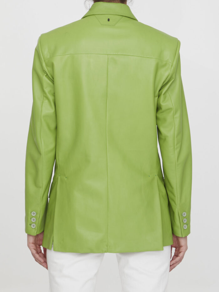 Salvatore Santoro Lime leather jacket